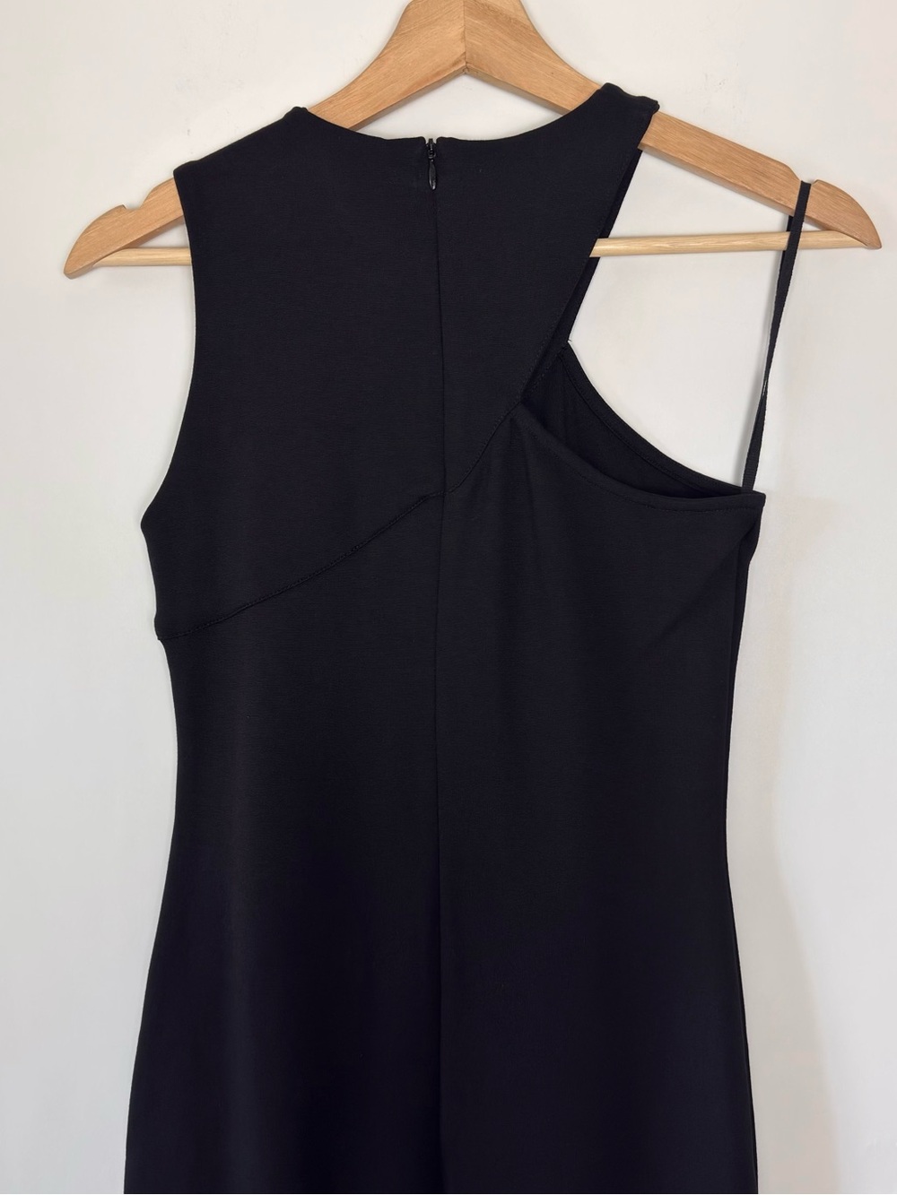 Marcella NYC Sabrina Dress Ponte Cocktail Asymmetric Midi Size XS - Picture 11 of 16